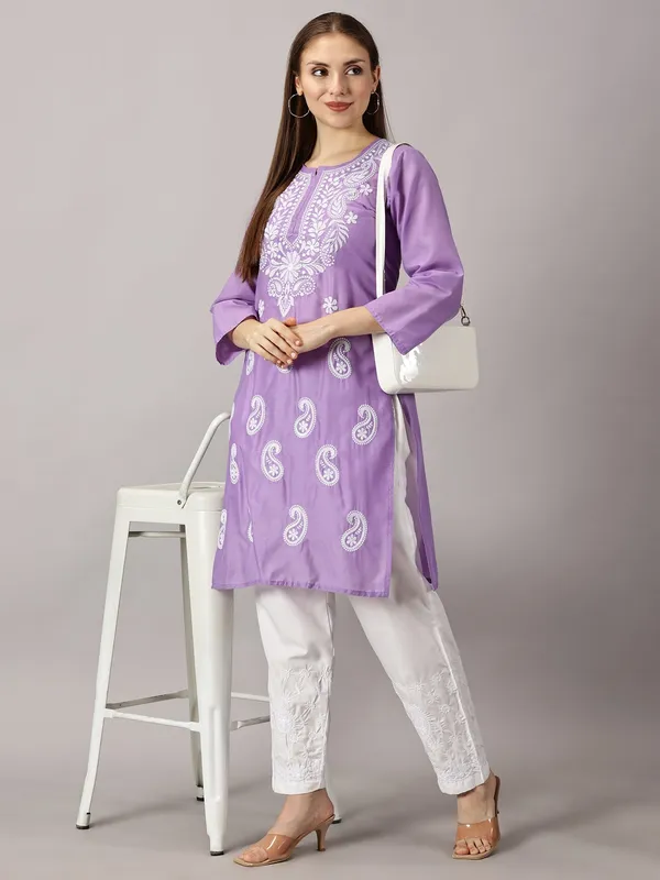 Kurti_For_Womens_Purple_Straight_Kurti