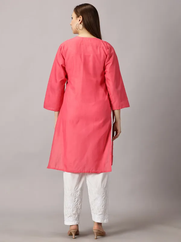 Kurti_For_Womens_Peach_Straight_Kurti