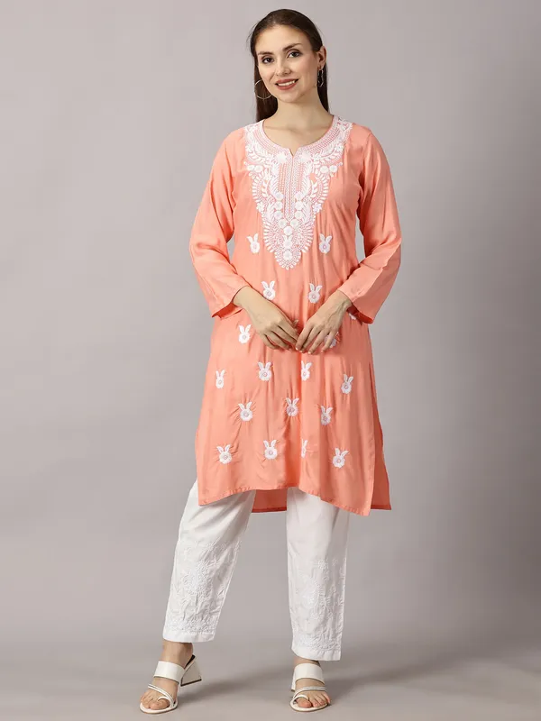 Rayon_Kurta_Sets_Rosegold_Rayon_Cotton