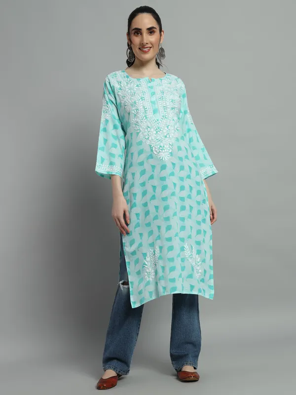 Mulmul_Printed_Kurti