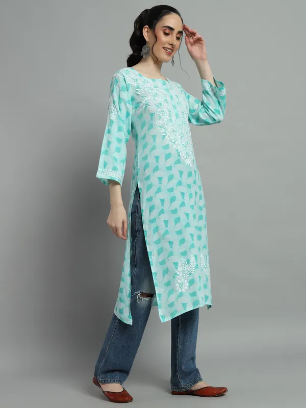 Mulmul_Printed_Kurti
