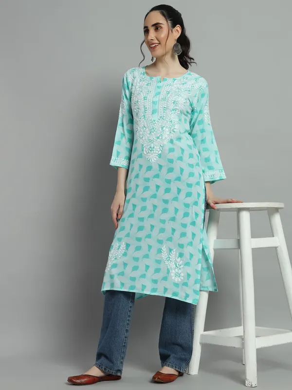 Mulmul_Printed_Kurti