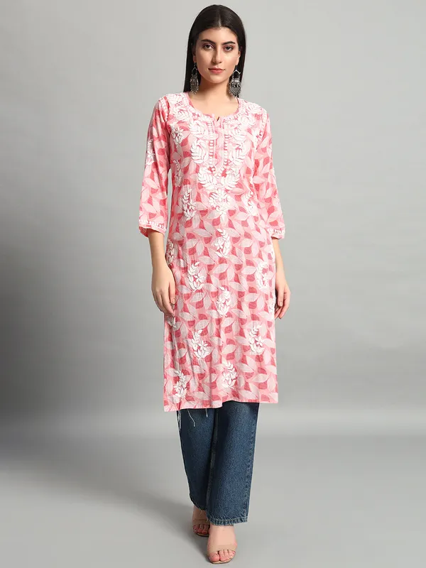 Cotton_Kurta_For_Women_Rose_Gold