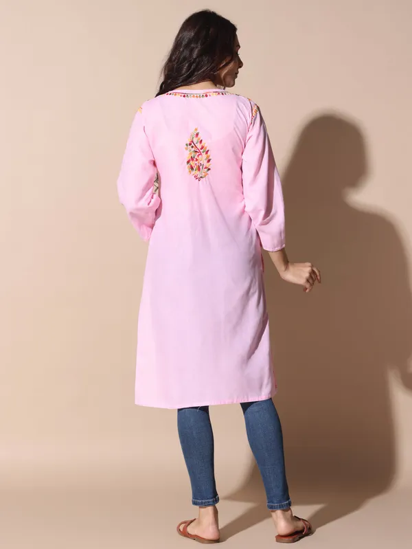 Chikankari_Cotton_Kurti_Female_Cotton