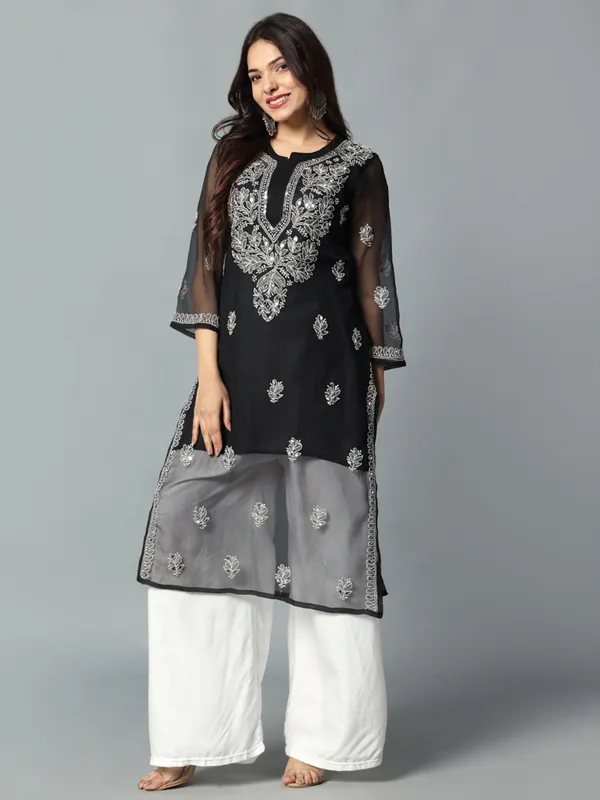 Embroidered_Georgette_Kurti
