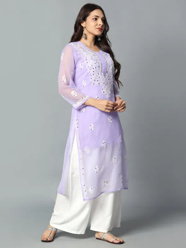 Embroidered_Georgette_Kurti