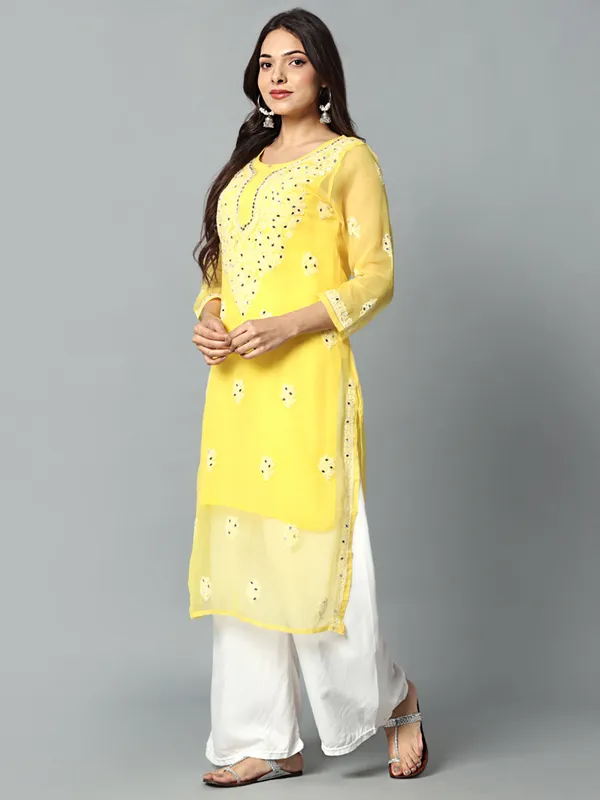 Embroidered_Georgette_Kurti