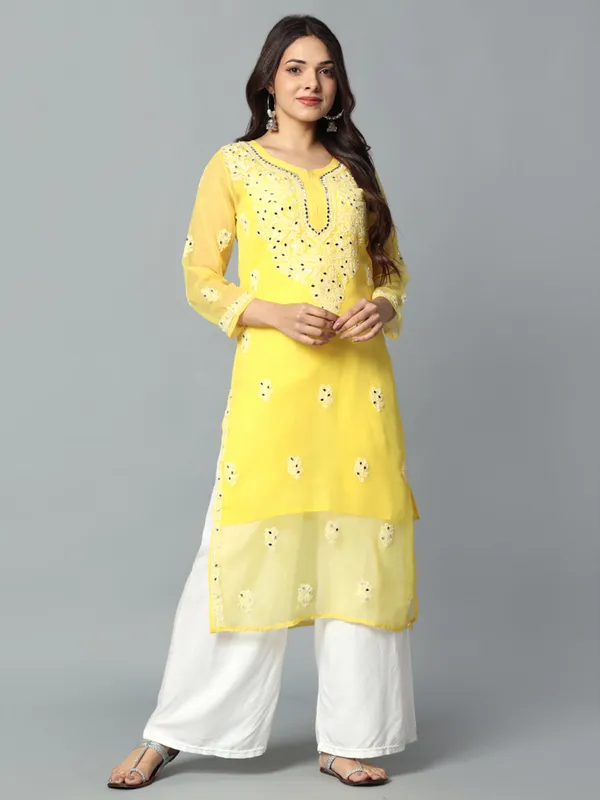 Embroidered_Georgette_Kurti