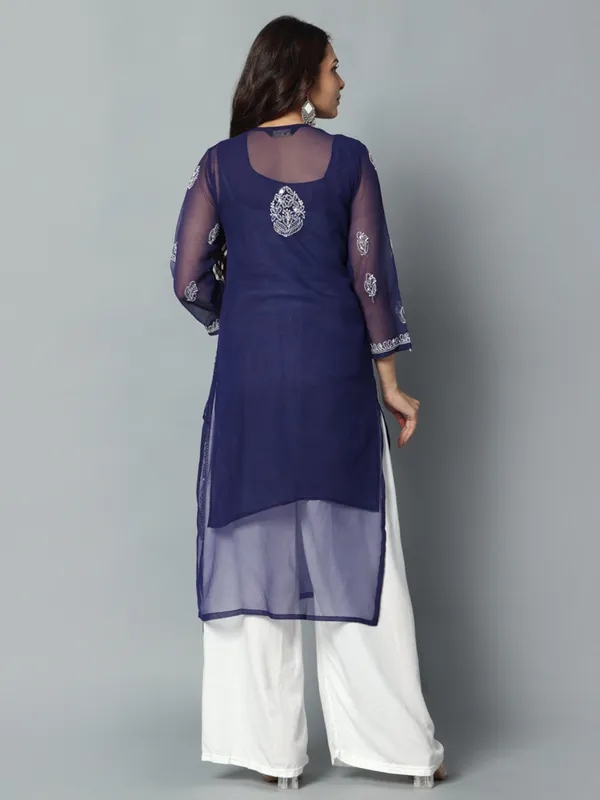 Embroidered_Georgette_Kurti