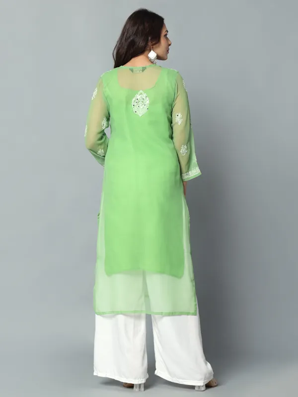 Embroidered_Georgette_Kurti