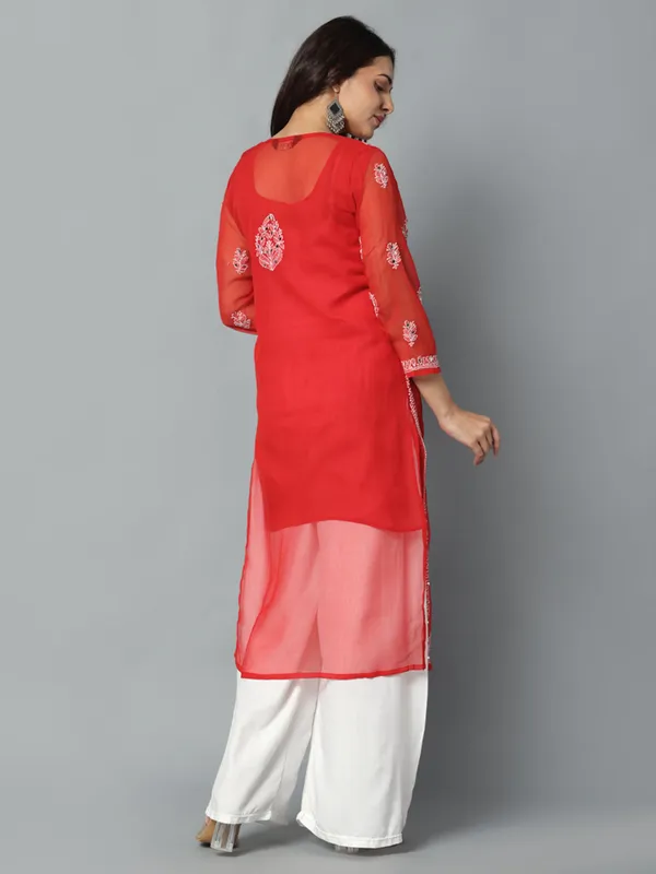 Embroidered_Georgette_Kurti