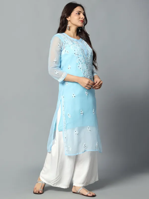 Embroidered_Georgette_Kurti