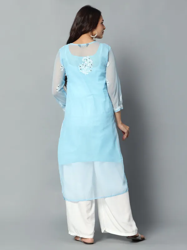 Embroidered_Georgette_Kurti