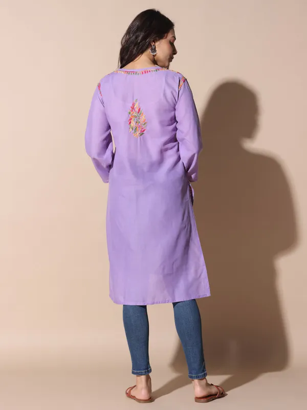 Chikankari_Cotton_Kurti_Female_Cotton