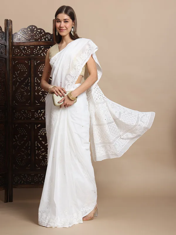 Premium_Kota_Doriya_Saree_White_Pure_Kota_Doria