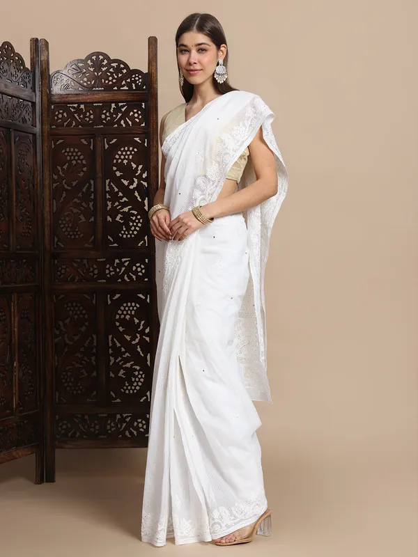Premium_Kota_Doriya_Saree_White_Pure_Kota_Doria