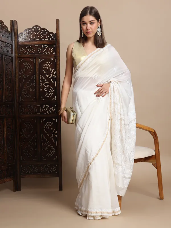 Chanderi_Silk_Saree_White_Pure_Chanderi_Silk