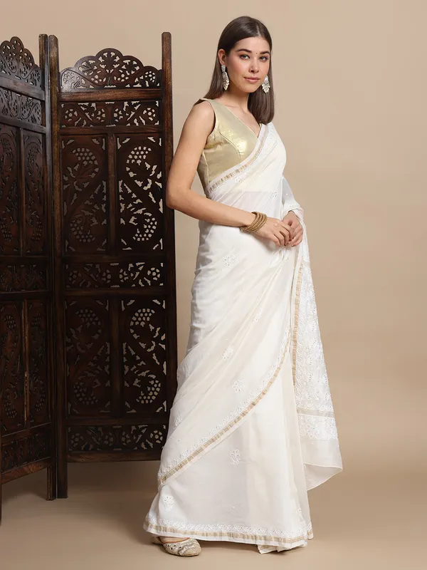 Chanderi_Silk_Saree_White_Pure_Chanderi_Silk