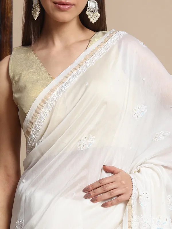 Chanderi_Silk_Saree_White_Pure_Chanderi_Silk