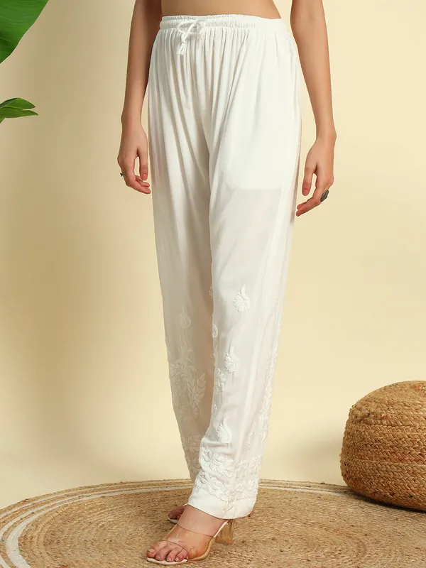 Pure_Soft_Rayon_Pants_White_Pure_Rayon