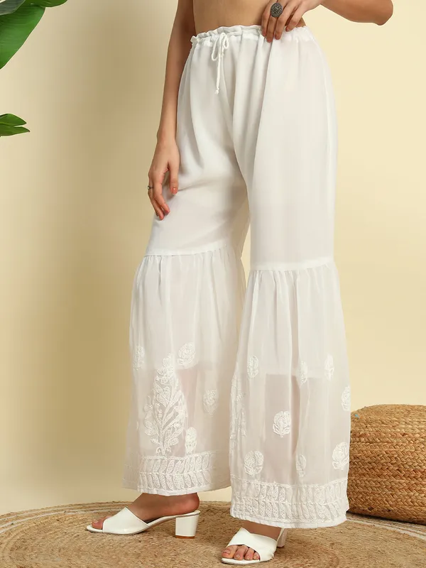 Pure_Georgette_Gharara_White_Georgette
