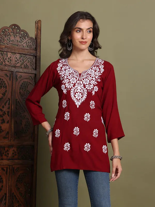 Rayon_Kurtis_For_Summer