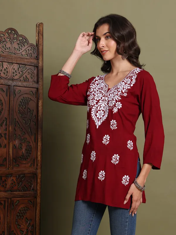 Rayon_Kurtis_For_Summer