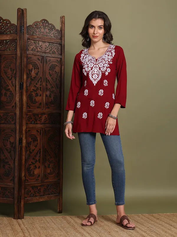 Rayon_Kurtis_For_Summer