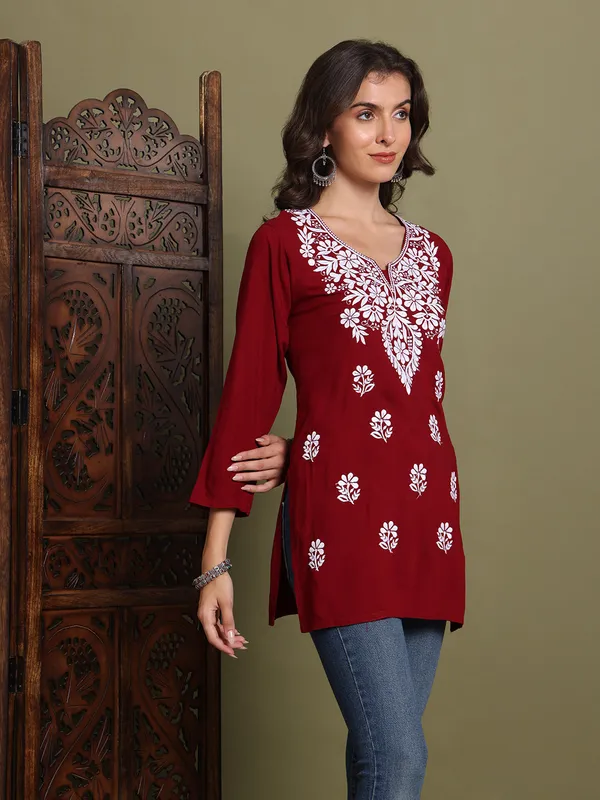 Rayon_Kurtis_For_Summer
