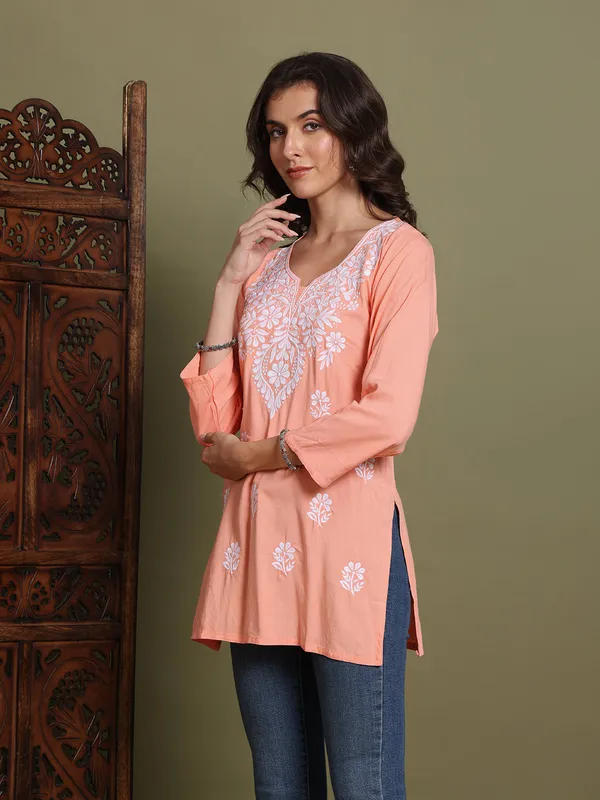 Rayon_Kurtis_For_Summer_Rose_Gold