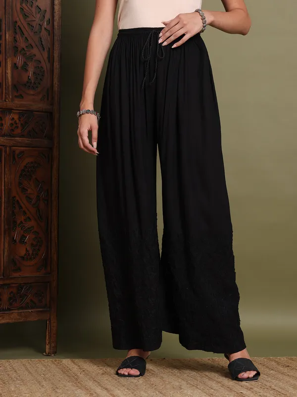 Rayon_Plazzo_Black_Rayon