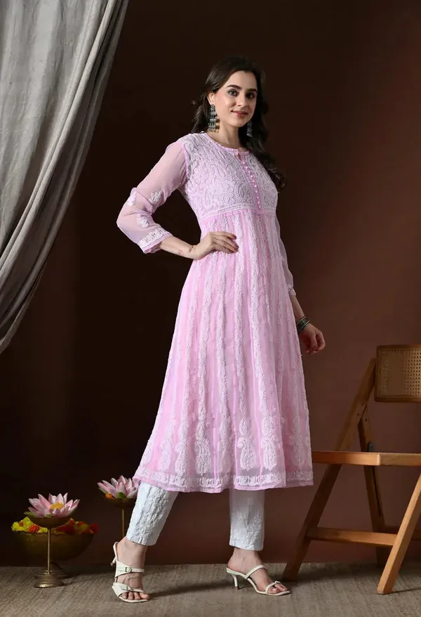 Chikankari_Handwork_Georgette_Anarkali_Female_Pure_Georgette