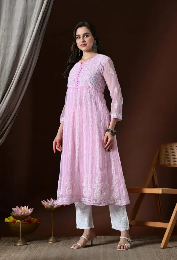 Chikankari_Handwork_Georgette_Anarkali_Female_Pure_Georgette