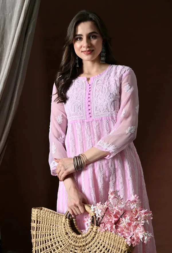 Chikankari_Handwork_Georgette_Anarkali_Female_Pure_Georgette
