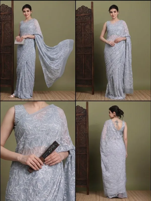 Exclusive_Tepchi_Hand_Made_Chikankari_Saree_Grey_Female_Adults