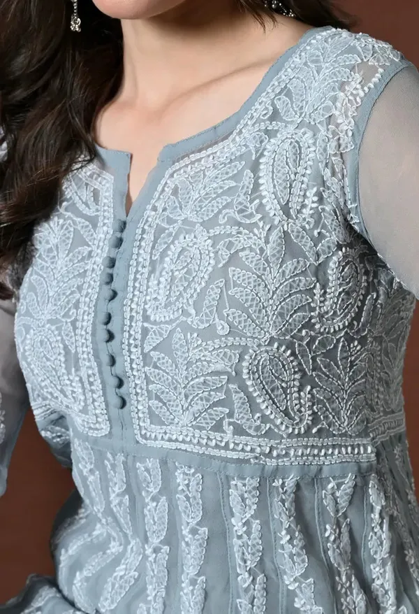 Chikankari_Handwork_Georgette_Anarkali_Female_Pure_Georgette