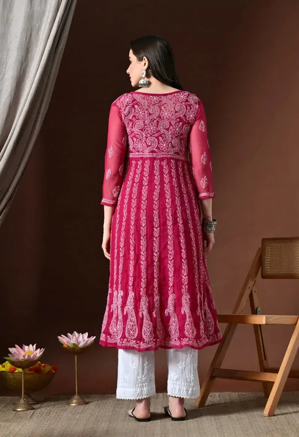 Chikankari_Handwork_Georgette_Anarkali_Female_Pure_Georgette