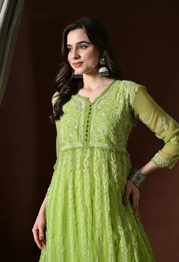 Chikankari_Handwork_Georgette_Anarkali_Female_Pure_Georgette