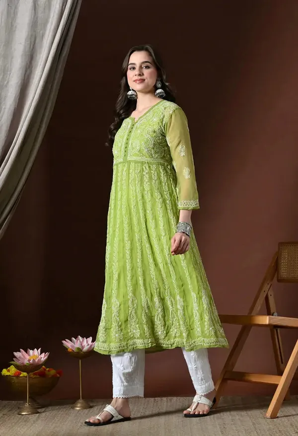 Chikankari_Handwork_Georgette_Anarkali_Female_Pure_Georgette