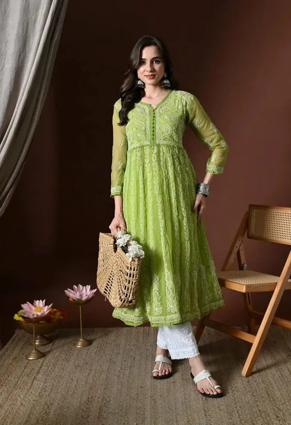 Chikankari_Handwork_Georgette_Anarkali_Female_Pure_Georgette