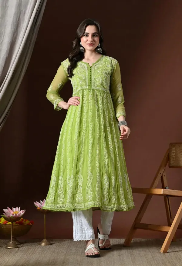 Chikankari_Handwork_Georgette_Anarkali_Female_Pure_Georgette