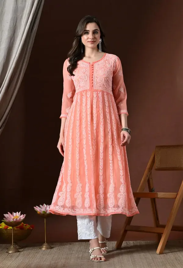 Chikankari_Handwork_Georgette_Anarkali_Female_Pure_Georgette