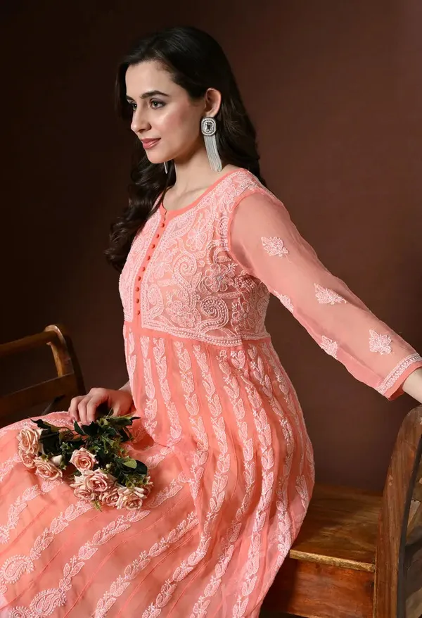 Chikankari_Handwork_Georgette_Anarkali_Female_Pure_Georgette