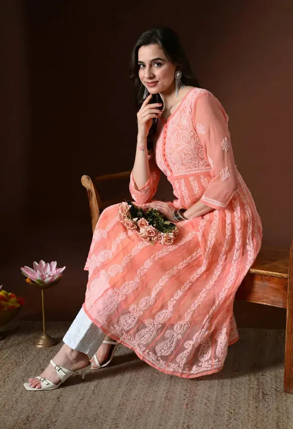 Chikankari_Handwork_Georgette_Anarkali_Female_Pure_Georgette