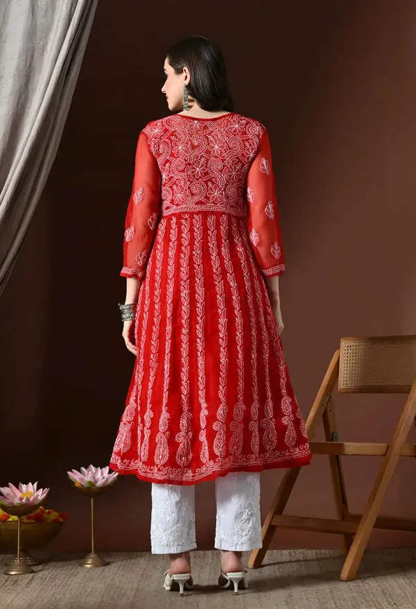 Chikankari_Handwork_Georgette_Anarkali_Female_Pure_Georgette