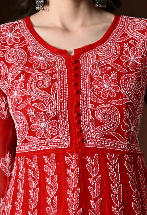 Chikankari_Handwork_Georgette_Anarkali_Female_Pure_Georgette