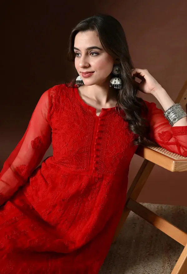 Chikankari_Handwork_Georgette_Anarkali_Female_Pure_Georgette