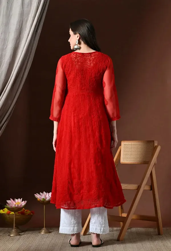 Chikankari_Handwork_Georgette_Anarkali_Female_Pure_Georgette