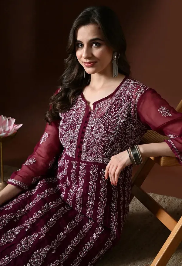 Chikankari_Handwork_Georgette_Anarkali_Female_Pure_Georgette