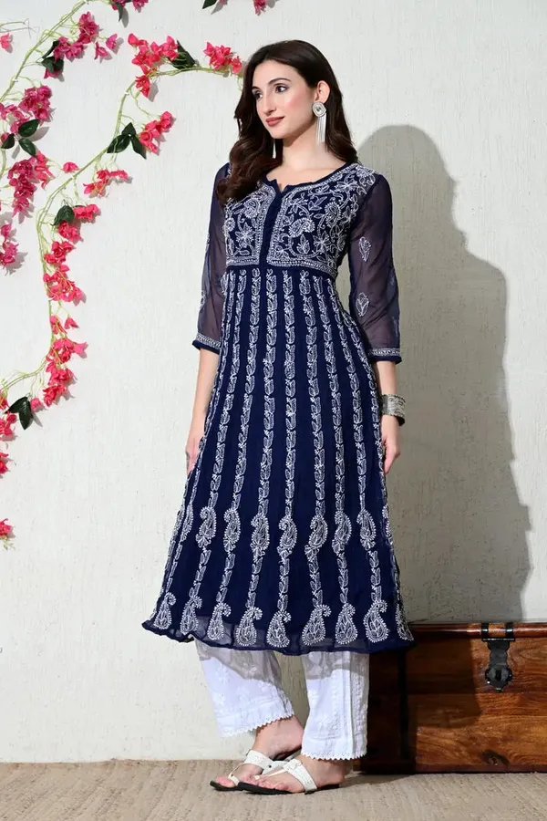 Chikankari_Handwork_Georgette_Anarkali_Female_Pure_Georgette